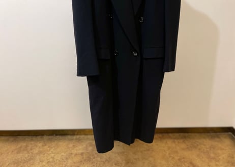 lanvin cashmere wool double chesterfield coat