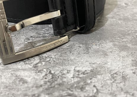 burberry leathear belt #1