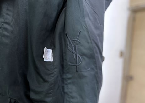 yves saint laurent rive gauche double coat