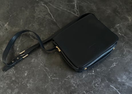 loewe anagram logo leather shoulder bag #1