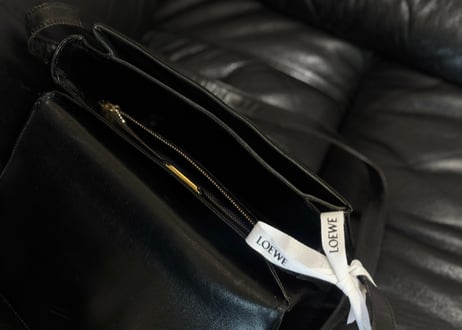 loewe anagram leather shoulder bag