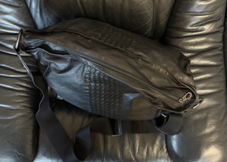 bottega veneta Intrecciato leather shoulder bag