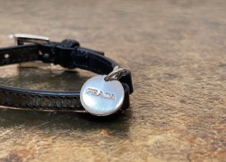 prada leather bracelet