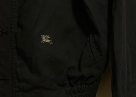 80s burberry "made in Spain" no collar jacket