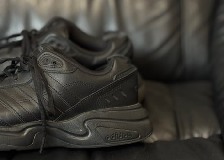 adidas leather sneakers
