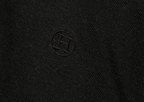 hermes "H logo" polo shirt navy