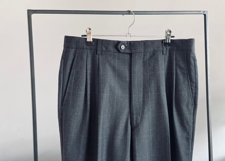saint laurent check set up suit