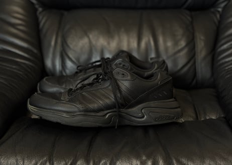adidas leather sneakers