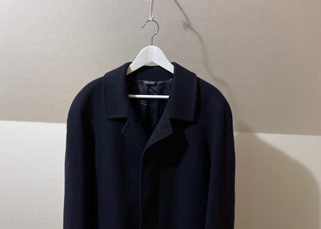 80-90s made in Italy cashmer wool lbelted coat