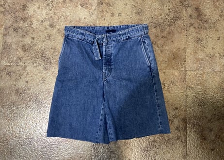 prada denim shorts