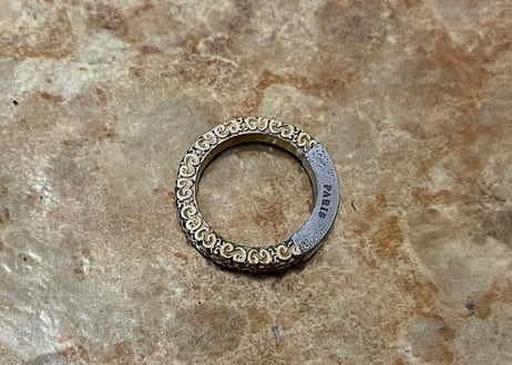 maison margiela silver ring