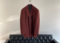 90s bordeaux double set up suit