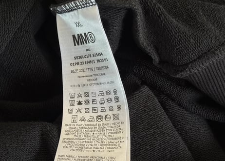 mm6 maison margiela 2023ss over size hoodie