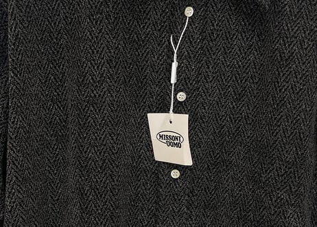 missoni over size corduroy shirt dead stock