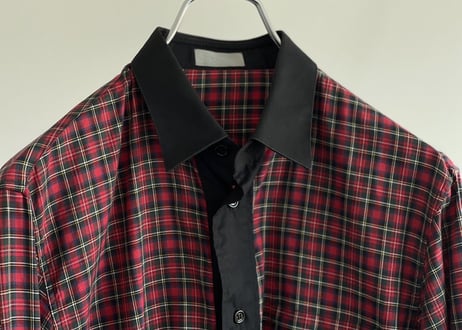 dior homme check shirt