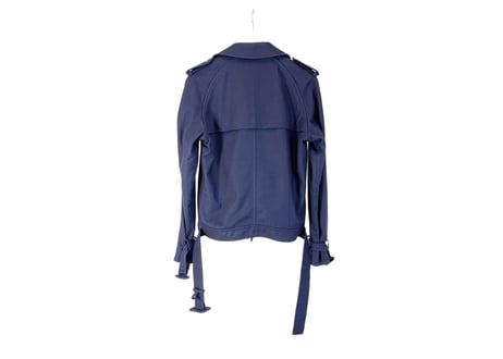 maison margiela short trench coat