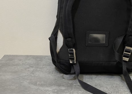 prada back pack black