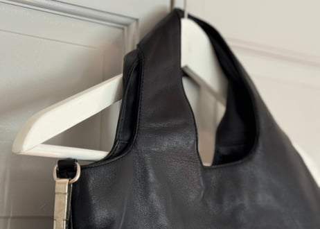 jilsander leather shoulder bag