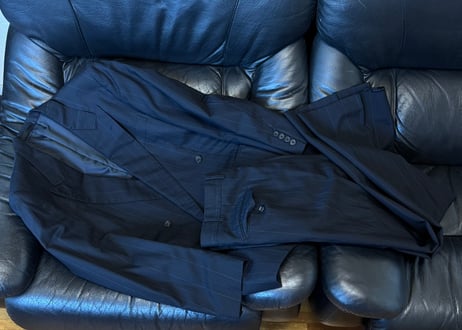 burberry double stripe set up suit