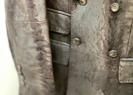 loewe unborn calf leather jacket