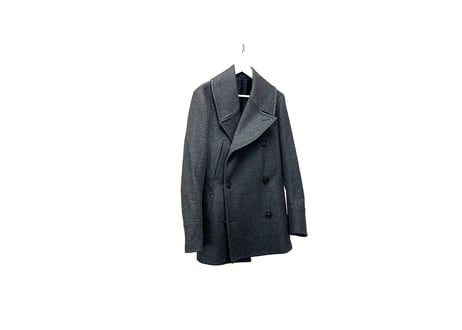 alexander mcqueen double coat dead stcok