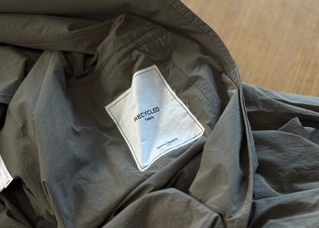 maison margiela technical fabric trench coat