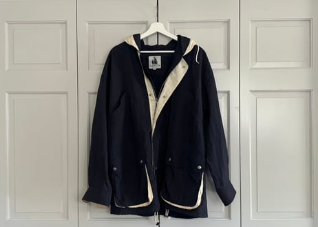90s lanvin nylon hoodie coat
