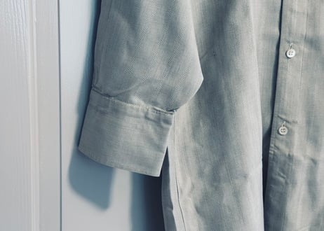 hermes silk three quarter sleeve shirt