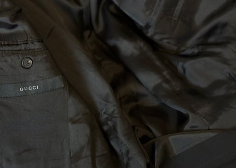 gucci set up suit black