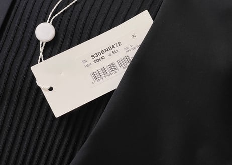 maison margiela 2020ss ”再構築” collar less jacket dead stock
