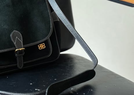 balenciaga "BB" leather shoulder bag