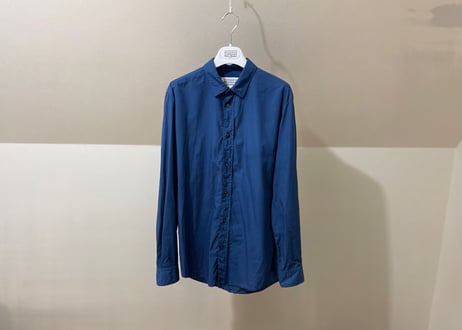 maison margiela 2013aw blue shirt