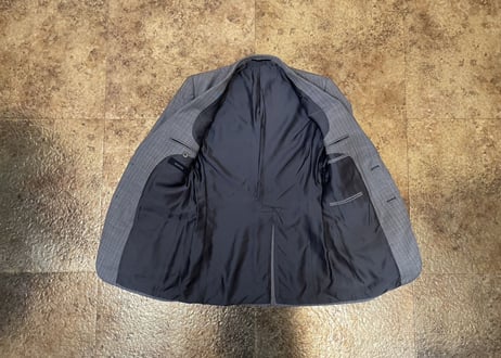 gucci 2014aw stripe set up suit dead stock