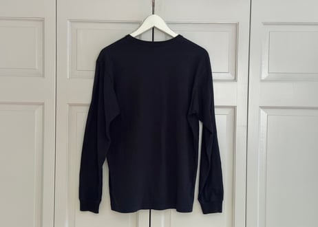 comme des garçons logo tops