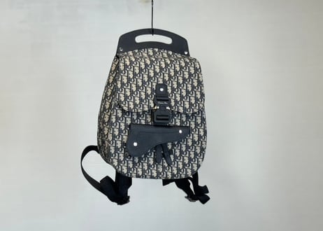 dior saddle logo back pack