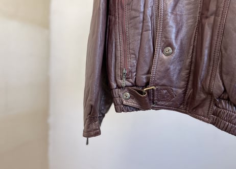 80s givenchy made in Italy leather jacket