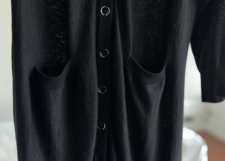 maison margiela long cardigan
