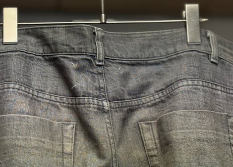 maison margiela "ここのえ期" leather 再構築 denim