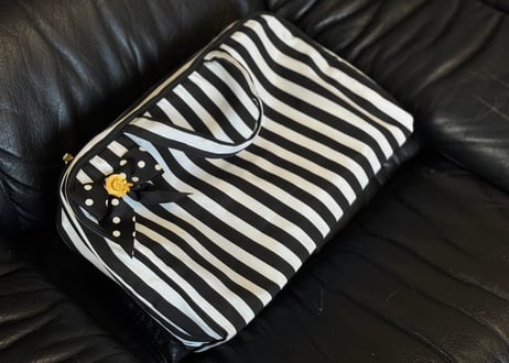 dior stripe bag