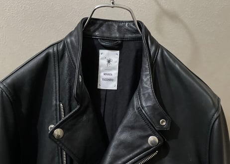 mihara yasuhiro double leather jacket