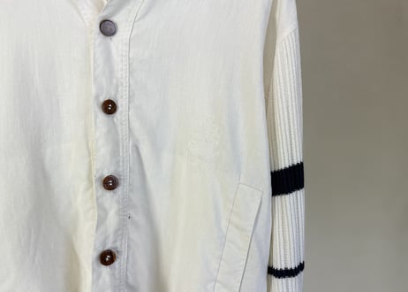80s givenchy linen cardigan