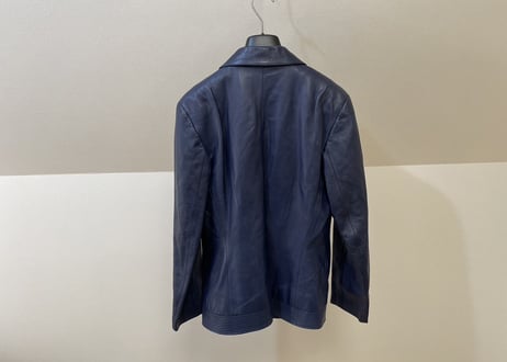 loewe leather double jacket