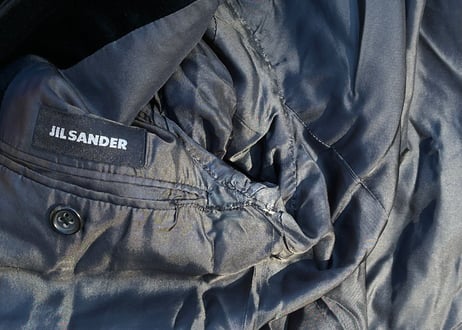 jilsander velour jacket