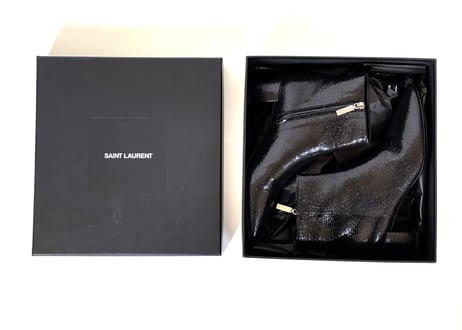 2019aw saint laurent heel boots 40 dead stock