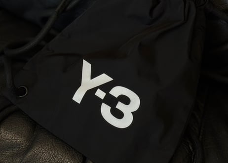 y-3 drawstring rogo back pack dead stock