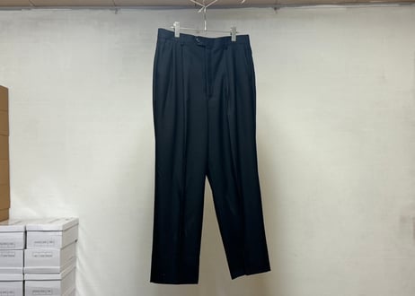 yves saint laurent black double set up suit