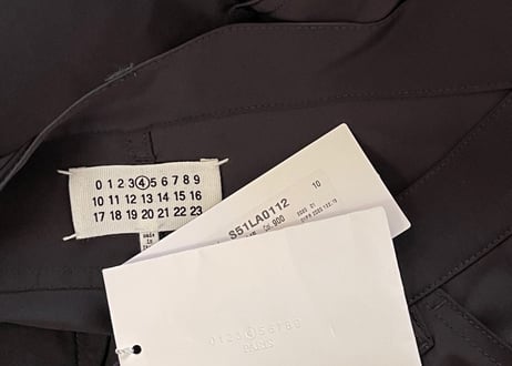 maison  margiela 2020ss black pants dead stock
