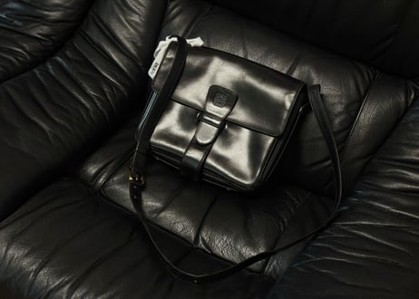 loewe anagram leather shoulder bag