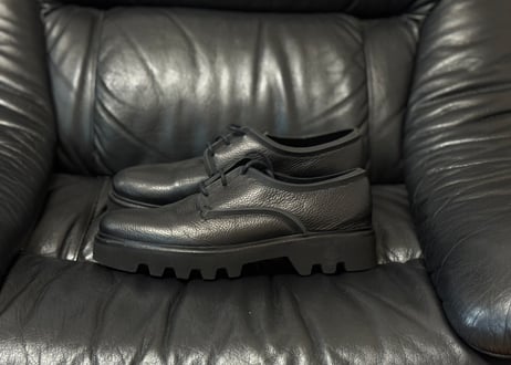 armani leather shose dead stock