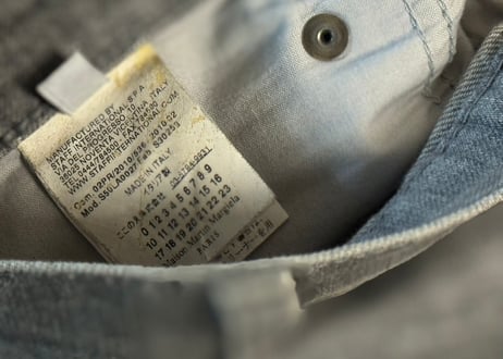maison margiela "ここのえ期" leather 再構築 denim